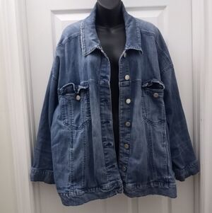 Plus Size Denim Jacket